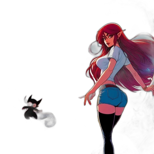 concept art, anime, pixel art, fantasy art transparent PNG cut-out