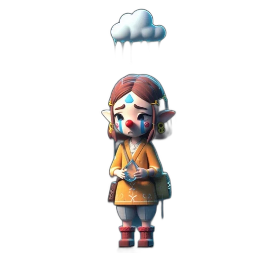 umbrella, staff, jacket, mask transparent PNG cut-out