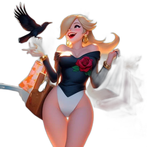 concept art, comic book art, fantasy art, cartoon transparent PNG cut-out