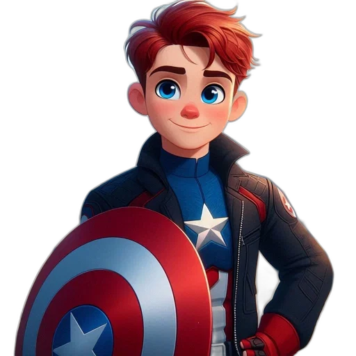 jacket, staff, comic book art, cartoon transparent PNG cut-out