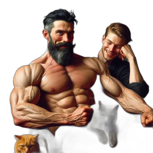 concept art, photorealistic, fantasy art, oil painting transparent PNG cut-out