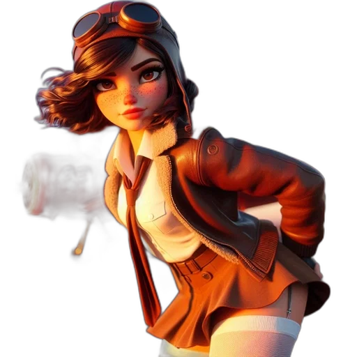 staff, jacket, weapon, hat transparent PNG cut-out