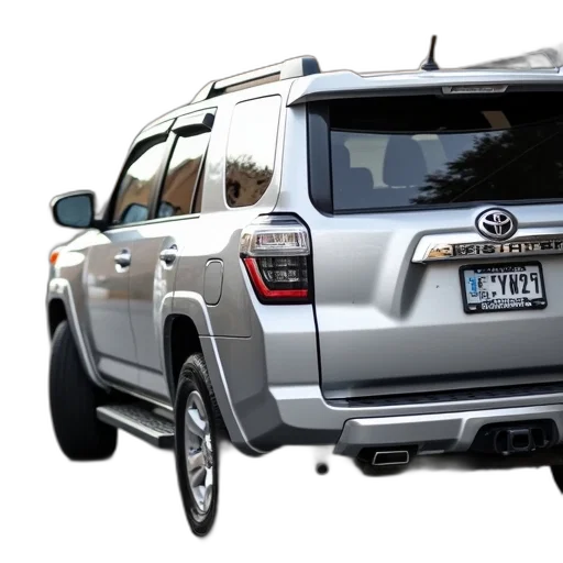 car, 3d render, silver, suv transparent PNG cut-out