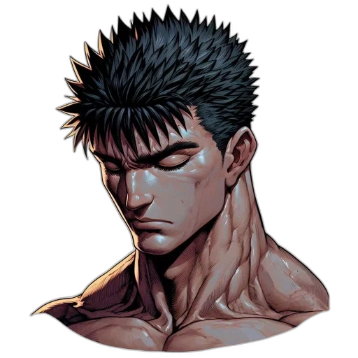 face, hair, mask, comic book art transparent PNG cut-out