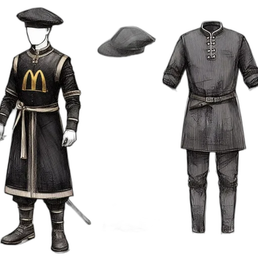 jacket, concept art, 3d render, fantasy art transparent PNG cut-out