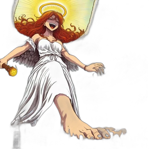 dress, concept art, comic book art, fantasy art transparent PNG cut-out