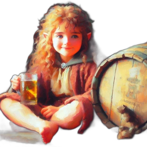 oil painting, photorealistic, concept art, fantasy art transparent PNG cut-out