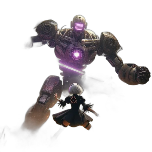 robot, weapon, creature, concept art transparent PNG cut-out