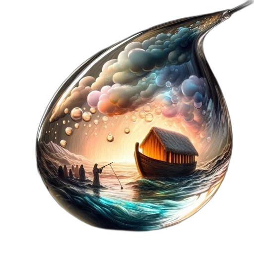 bottle, fantasy art, concept art, photorealistic transparent PNG cut-out