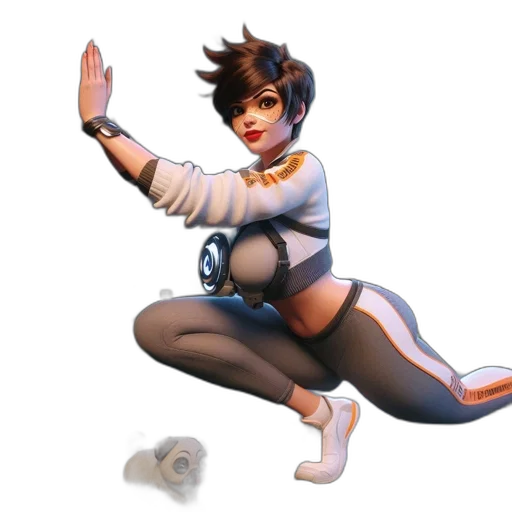 staff, weapon, jacket, robot transparent PNG cut-out