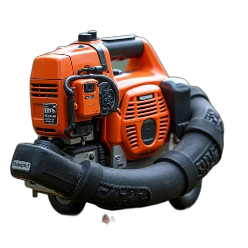 robot, 3d render, husqvarna, blower transparent PNG cut-out