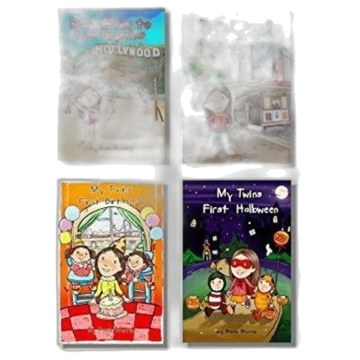 fog, collection, children, books transparent PNG cut-out