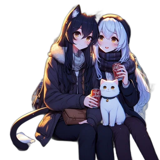 animal, staff, jacket, anime transparent PNG cut-out