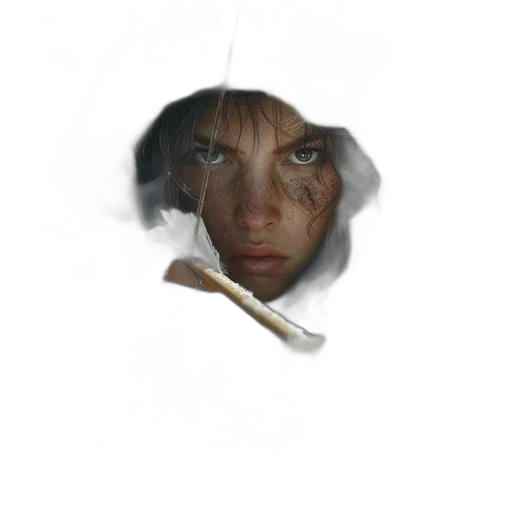 face, umbrella, staff, mask transparent PNG cut-out