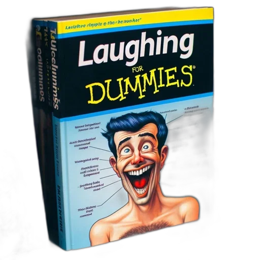 open, book, named, laughing transparent PNG cut-out