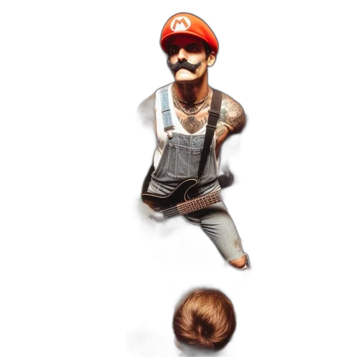hat, pixel art, concept art, 3d render transparent PNG cut-out