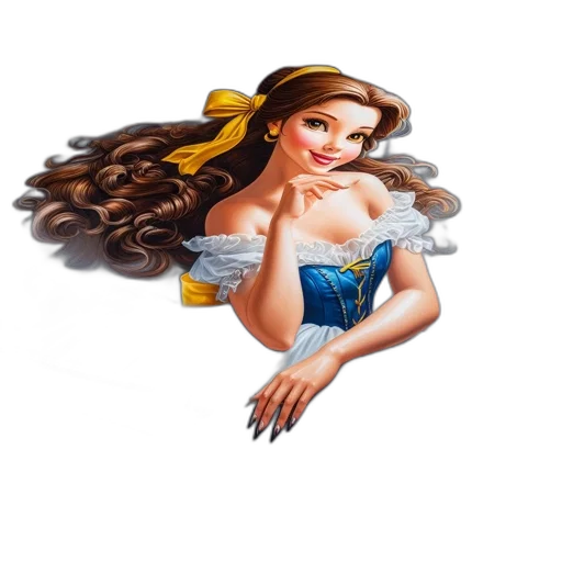 hair, dress, jewelry, crown transparent PNG cut-out