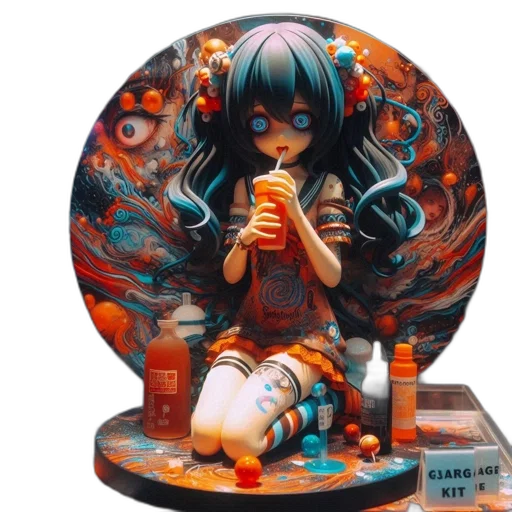 bottle, food, dress, robot transparent PNG cut-out
