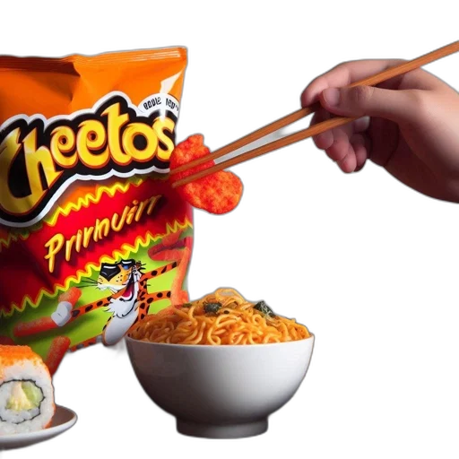 food, weapon, 3d render, photorealistic transparent PNG cut-out