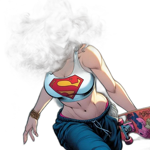 comic book art, concept art, individual, presumably transparent PNG cut-out