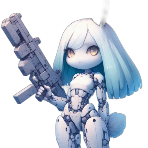 robot, weapon, staff, animal transparent PNG cut-out
