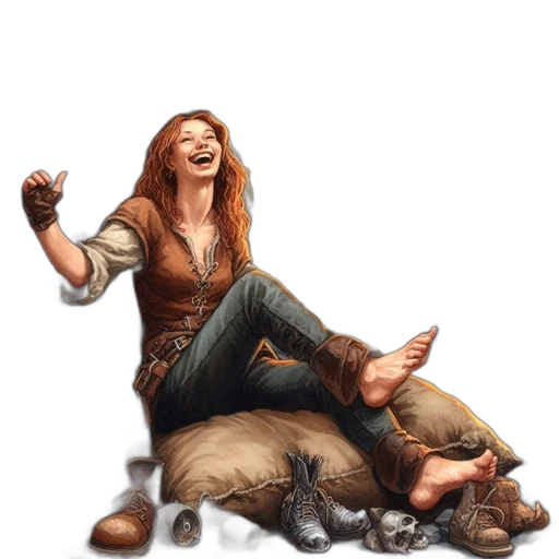 concept art, fantasy art, comic book art, photorealistic transparent PNG cut-out