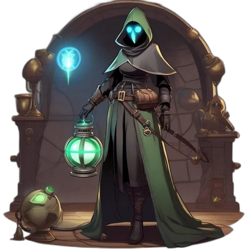 staff, mask, concept art, fantasy art transparent PNG cut-out