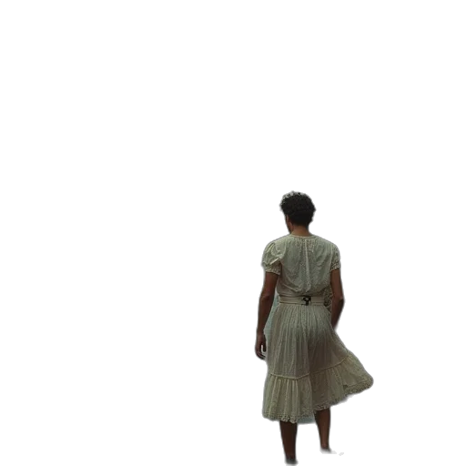 dress, umbrella, robot, staff transparent PNG cut-out