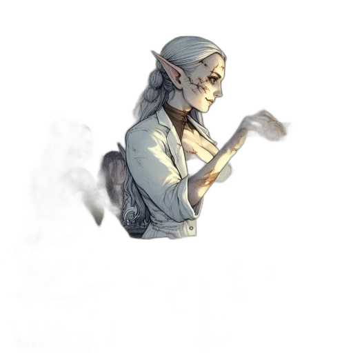 staff, dragon, face, creature transparent PNG cut-out