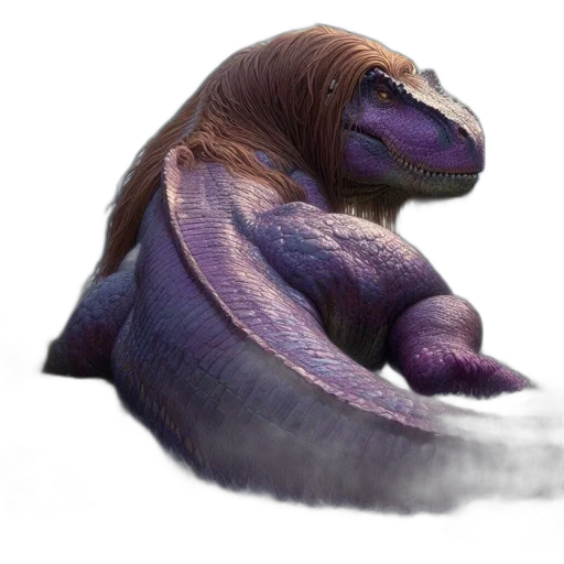 creature, animal, dragon, hair transparent PNG cut-out