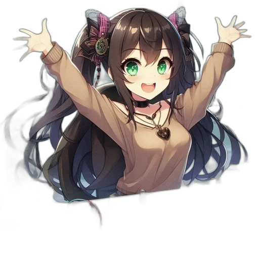 staff, weapon, creature, crown transparent PNG cut-out