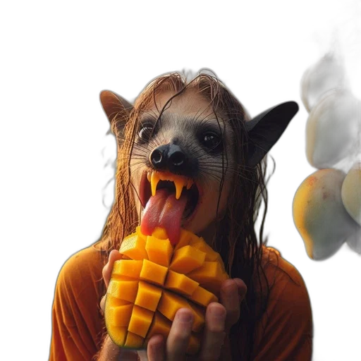 animal, creature, food, mask transparent PNG cut-out