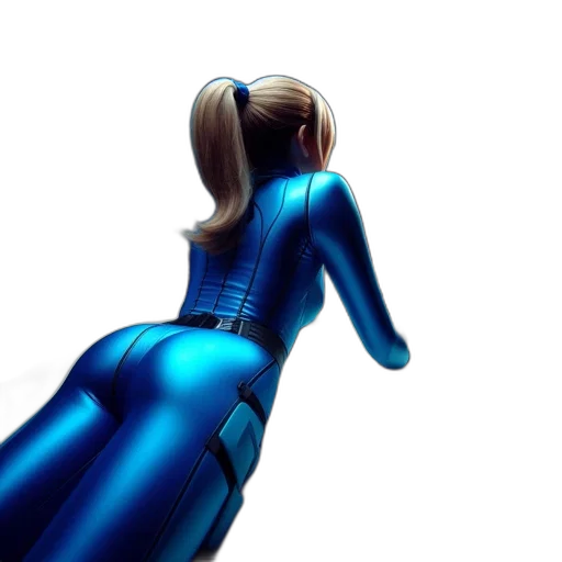robot, hair, dress, weapon transparent PNG cut-out