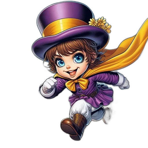staff, hat, cartoon, concept art transparent PNG cut-out