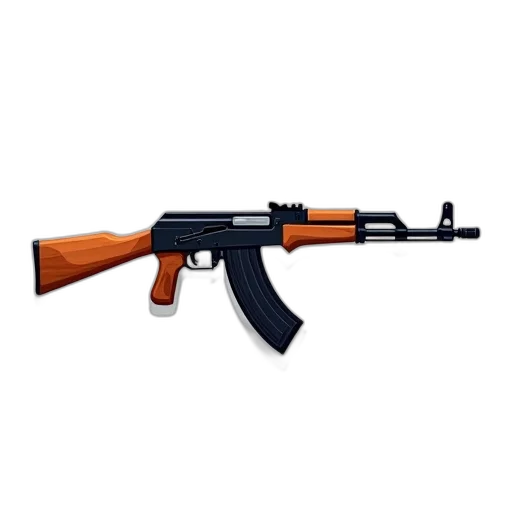 weapon, 3d render, detailed, illustration transparent PNG cut-out