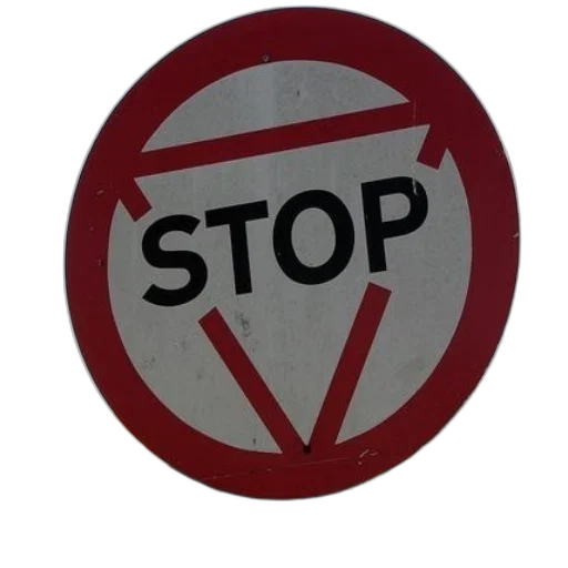 staff, stop, sign, red transparent PNG cut-out