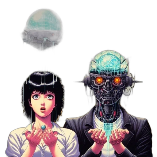 robot, mask, jewelry, concept art transparent PNG cut-out
