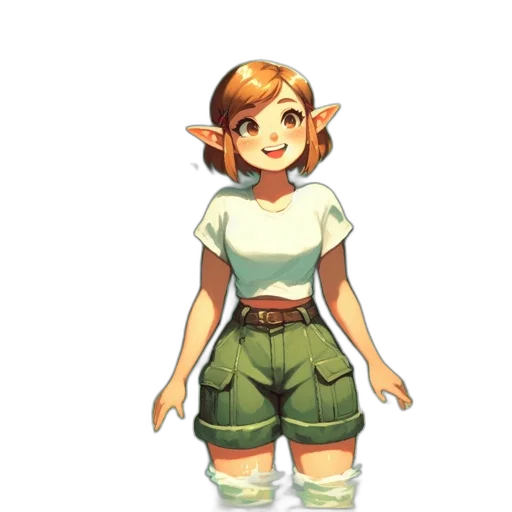 dress, staff, concept art, pixel art transparent PNG cut-out