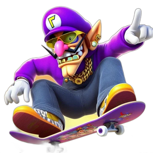 concept art, 3d render, vaporwave, animated transparent PNG cut-out