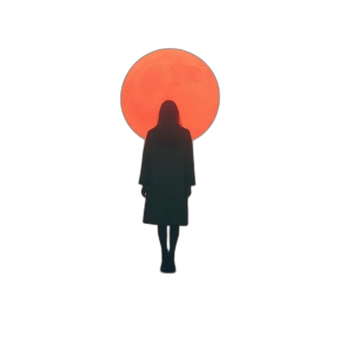 dress, jacket, umbrella, staff transparent PNG cut-out