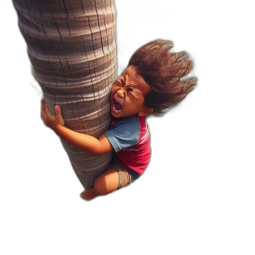 tree, hair, creature, animal transparent PNG cut-out