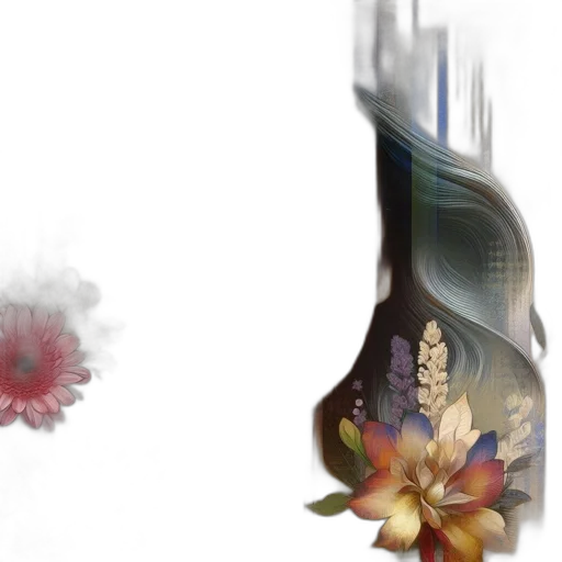flower, weapon, crown, concept art transparent PNG cut-out
