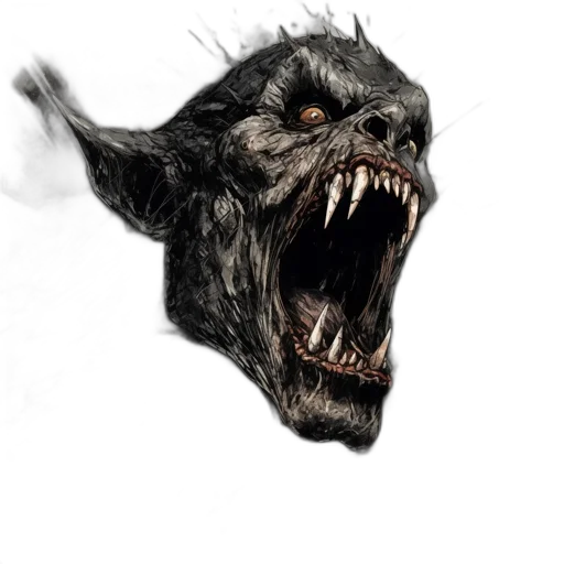 creature, animal, staff, face transparent PNG cut-out