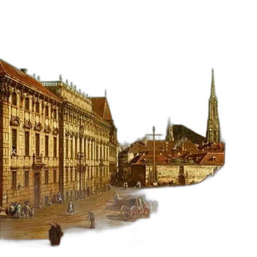 building, photorealistic, concept art, 3d render transparent PNG cut-out