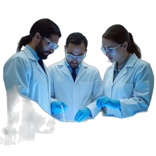 staff, group, medical, scientists transparent PNG cut-out