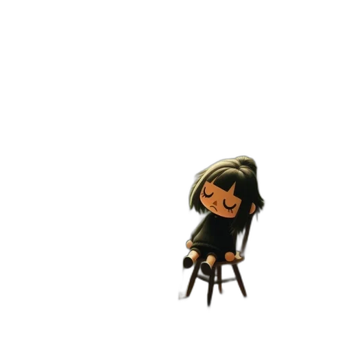 creature, hair, robot, staff transparent PNG cut-out