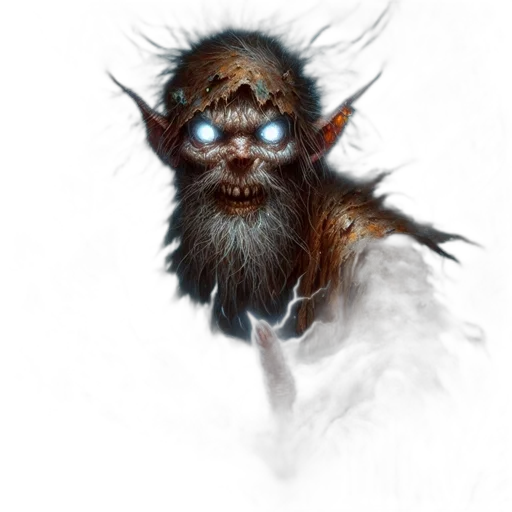 creature, face, staff, mask transparent PNG cut-out