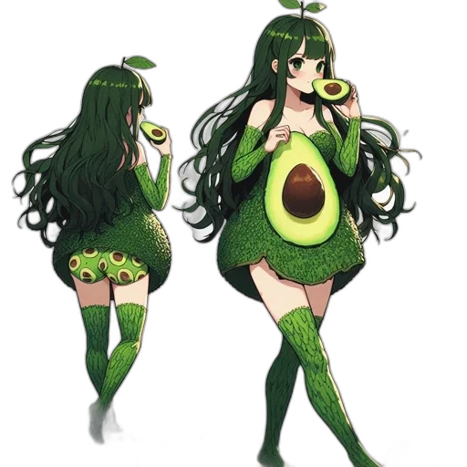 dress, creature, concept art, pixel art transparent PNG cut-out