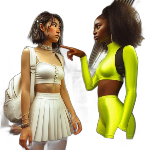 concept art, fantasy art, 3d render, cyberpunk transparent PNG cut-out