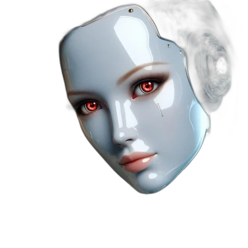 robot, mask, face, jewelry transparent PNG cut-out
